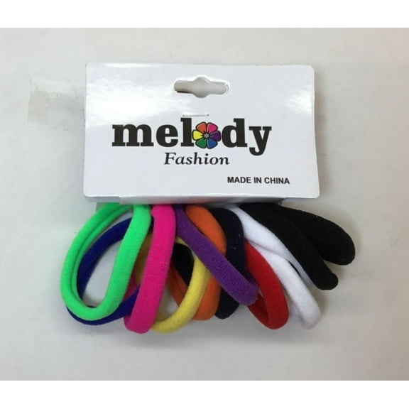 Melody Fashion_Colorful Thick Seamless No Slip Hair Bands Elastic Soft Hair Ties_ REL1220