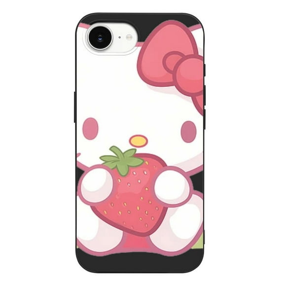 Melody Hello Kitty Compatible with iPhone 16 E Case Full Covered Soft Slim Rugged TPU Phone Case Shockproof Non-Slip Anti-Fingerprint Basic Cases Protection