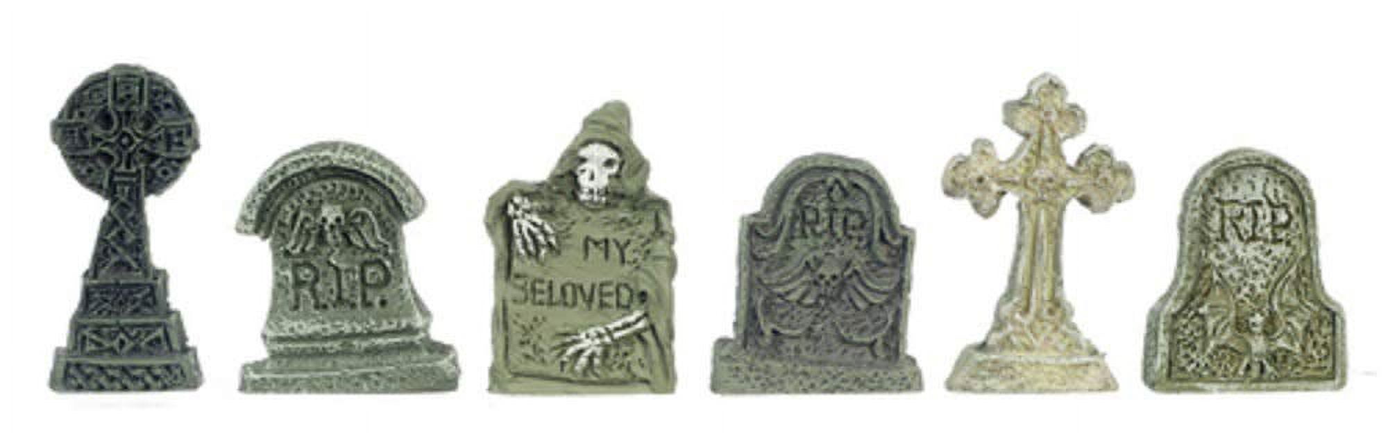 Melody Jane Dollhouse 6 Gravestone Tombstone Headstone Halloween