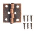 Melody Jane Dolls Houses 4 Bronze Butt Hinges Miniature DIY Fixtures