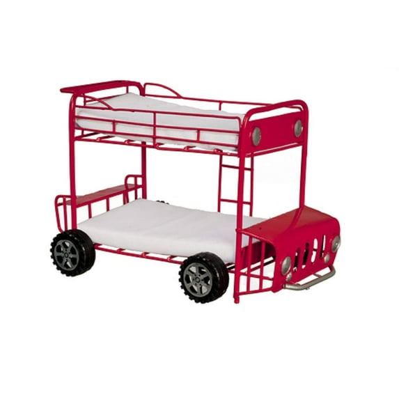 Melody Jane Dolls Houses Dollhouse Miniature Double Decker Bus BUNKBED