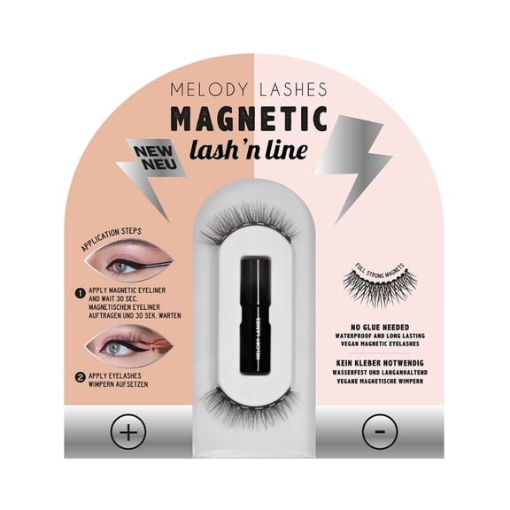 Melody Lashes magnetic eyelashes natural effekt long-lasting (Mag Me)
