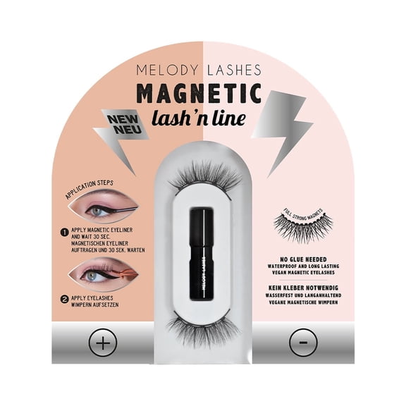 Melody Lashes magnetic eyelashes natural effekt long-lasting (Stay Mag )