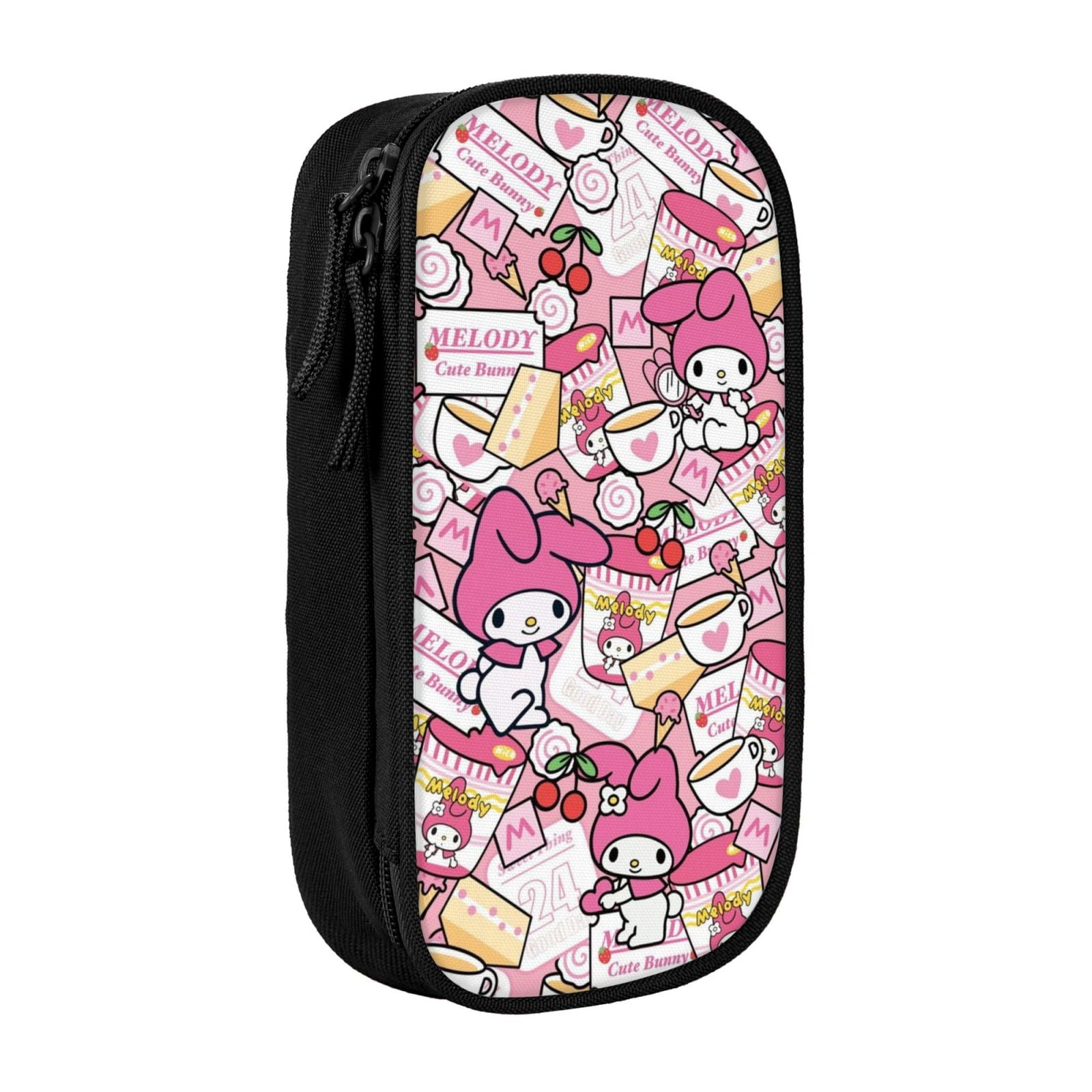 Sanrio Kuromi B6 Zipper Case - PVC Character Pouch For Stationery & Stickers