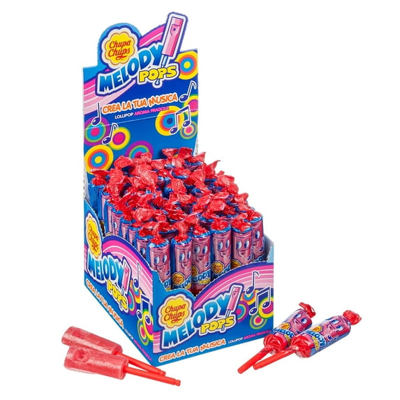 Melody (Whistle) Pops 15g (0.5oz) - Box of 48 - Shipped and Sold by Sentogo Inc