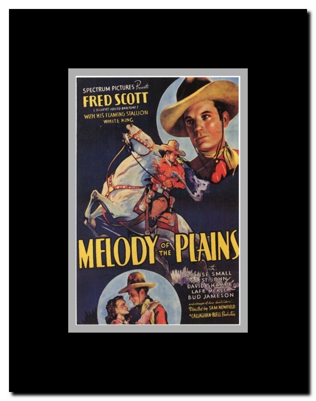 Melody of the Plains Framed Movie Poster