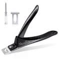 thumbnail image 1 of MelodySusie Nail Clippers, Adjustable Stainless Steel Trimmer for Fake Nail Tips and Acrylic Nails, Black, 1 of 8