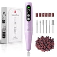 thumbnail image 1 of MelodySusie PC90G Portable Rechargeable Nail Drill, 20000 RPM Nail File Kit for for Acrylic & Gel Nails, Home & Salon - Purple, 1 of 6