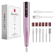 MelodySusie Pen-Shaped Portable Cordless Nail Drill, PC180F 25000RPM Rechargeable Electric File with LED Display for All Nail Care