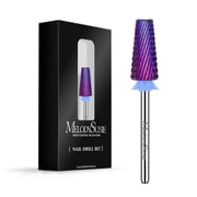 MelodySusie Professional 5-in-1 Nail Drill Bit, 3/32'' Carbide Tungsten Multi-Function Bits