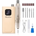 thumbnail image 1 of MelodySusie SC300E Clip-on Rechargeable Nail Drill, 30000RPM Cordless E-File with LED Display & Accessories for Nail Care, Creamy Yellow, 1 of 8