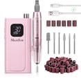 thumbnail image 1 of MelodySusie SC300F Electric Nail Drill Machine,30000 RPM Cordless Rechargeable Nail File Kit for Acrylic Gel Nail Care Manicure Polishing Set,Pink, 1 of 8
