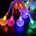 thumbnail image 1 of Melomogo 3Pcs String Lights, Outdoor String Lights, Halloween Decorations, Christmas Balls Dandelions Chain, Simulated Dandelions Appearance, Suitable for Christmas Tree, Doorway, Outdoor Garden, 1 of 8