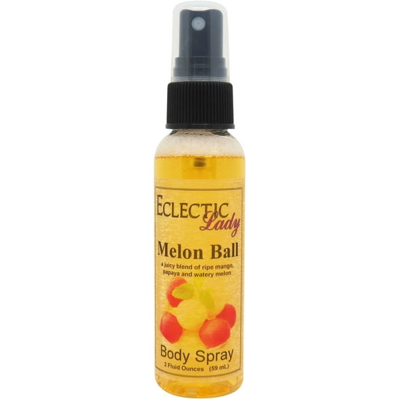 Melon Ball Body Spray, Eclectic Lady, Hydrating Mist, Unisex, 2 oz