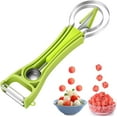 Melon Baller Scoop, 5 In 1 Fruit Cutters Shapes, Fruit Scooper and