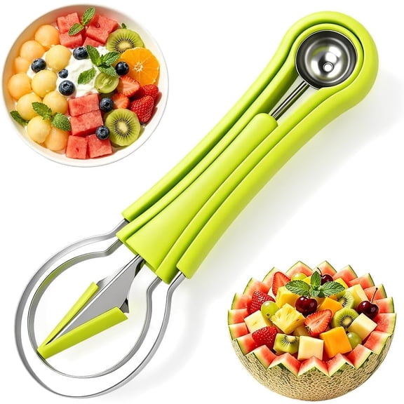 Melon Baller Scoop Fruit Carving Tool, Watermelon Scooper, Melon Baller Scoop Pack