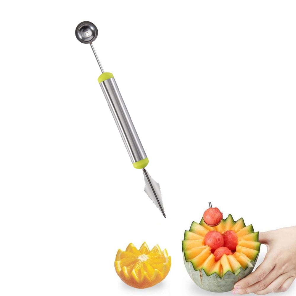 Melon Baller Scoop,Professional Stainless Steel Watermelon Cutter