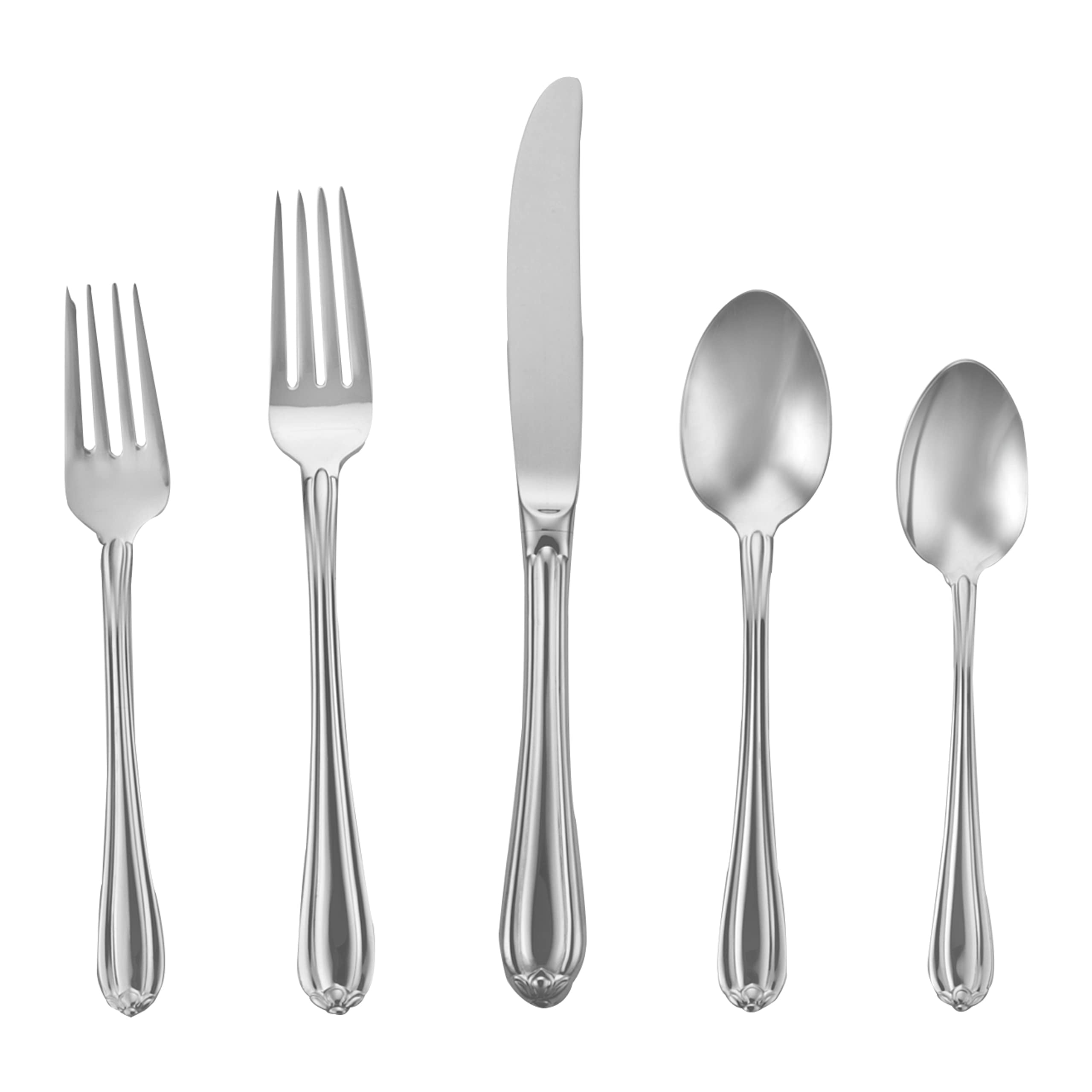 Gorham Melon Bud Mirror Polished Stainless Steel Flatware Set