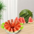thumbnail image 1 of Extra-Large Watermelon Cutter, Stainless Steel Fruit & Vegetable Slicer, Quick Kitchen Gadget for Melon, Pineapple, Bread & Pizza, 1 of 7
