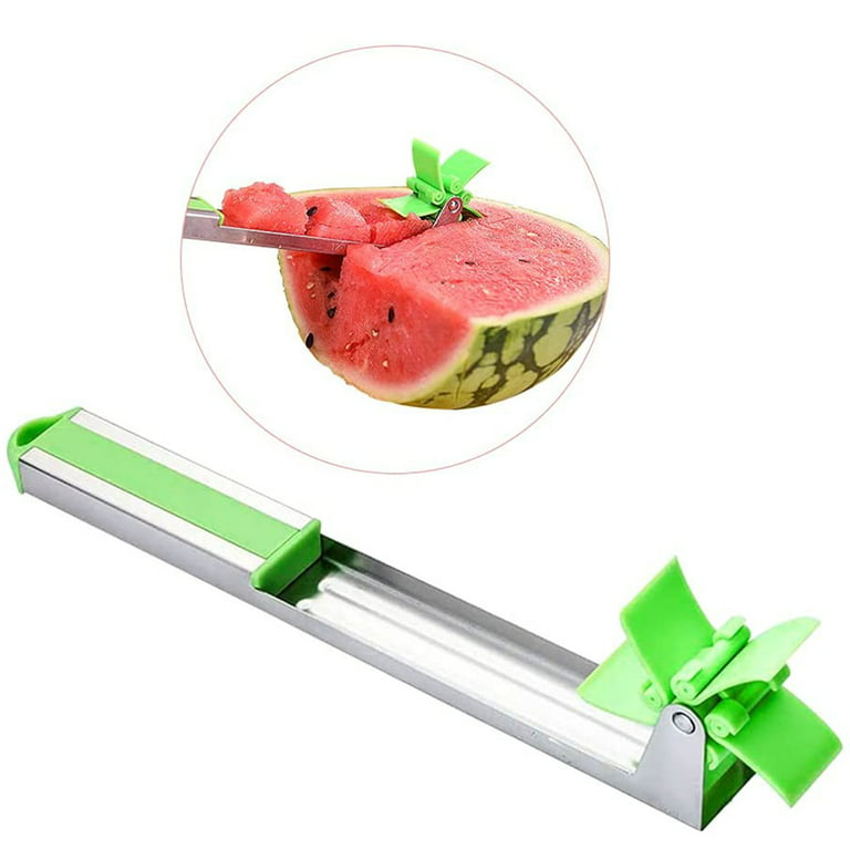 Green Stainless Steel Watermelon Fruits Cutter Slicer, For Kitchen