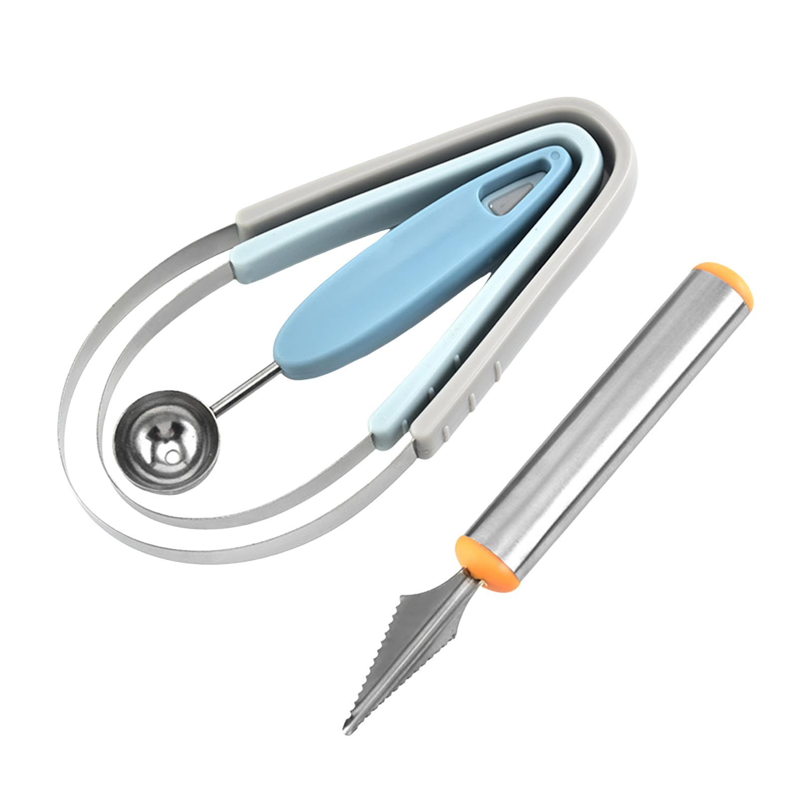 Melon Spoon Set 4 In 1 Stainless Steel Melon Spoon Melon Cutter Fruit