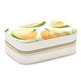 thumbnail image 1 of Melon Velvet Portable Decorative Box with Removable Compartment - Storage Box, Display Case, and Earring Holder - Ideal Gift, 1 of 7