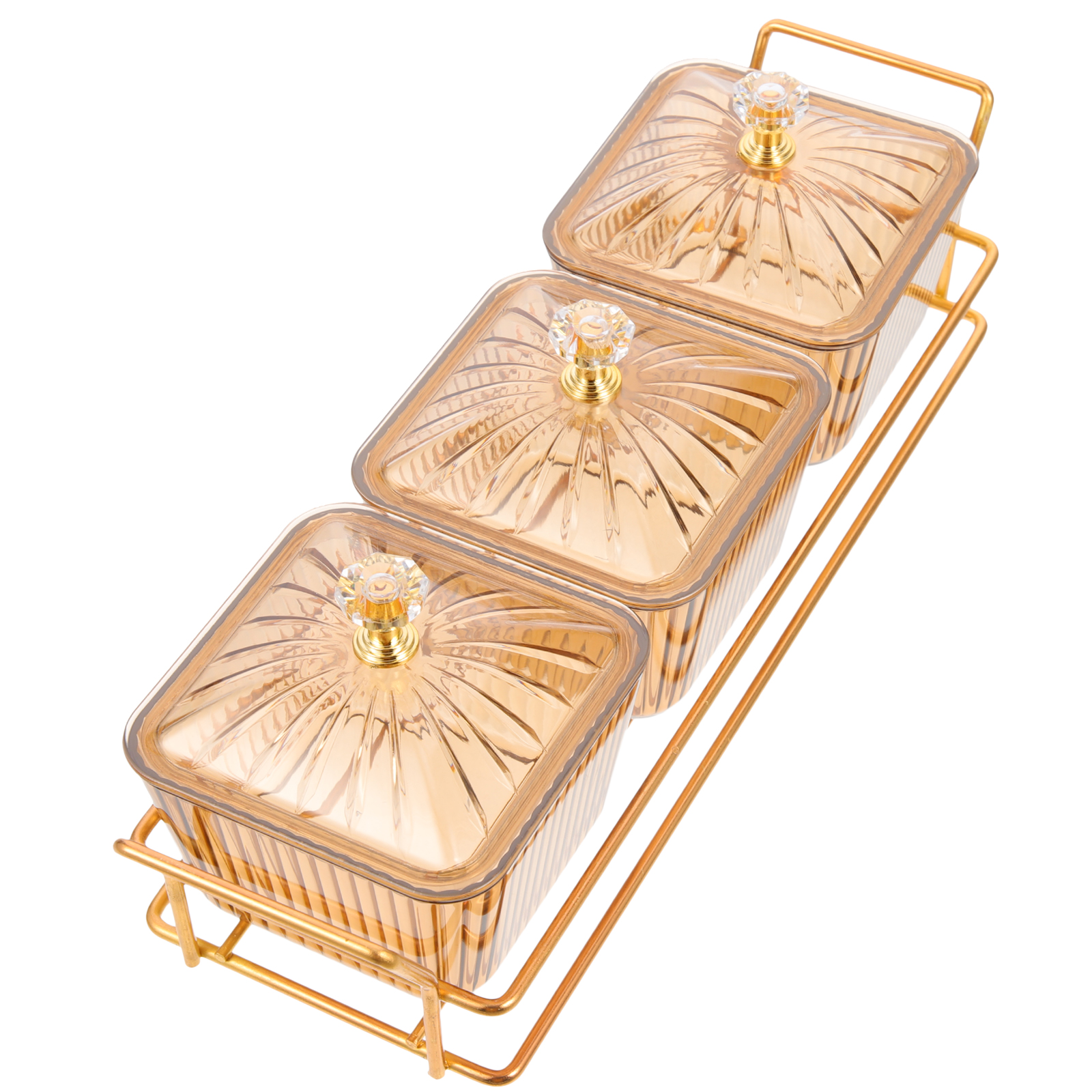 Melon and Fruit Snack Platter Tray with Lid Snacks Plate Kitchen Bowl