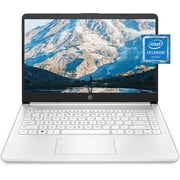 HP 14 Laptop, Intel Celeron N4020, 4 GB RAM, 64 GB Storage, 14-inch Micro-edge HD Display, Windows 11 Home, Thin & Portable, 4K Graphics, One Year of Microsoft 365 , Snowflake White