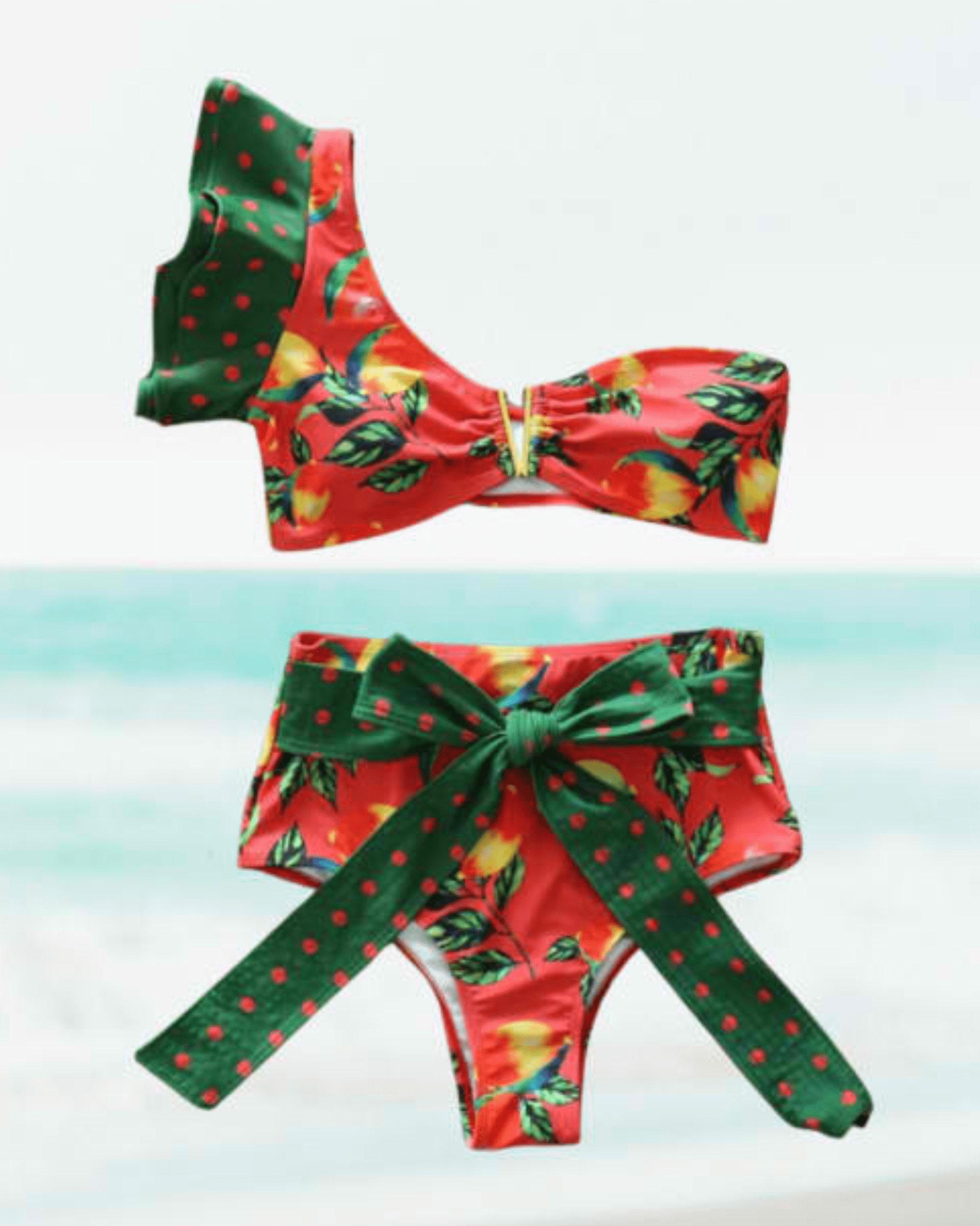 Sol e Energia - Floral Bikini with Wide Panties main image 1