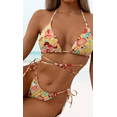 thumbnail image 1 of Meloria Swim and Fashion Sexy Padded Floral Batch Printing Halter-Neck Backless Bikini Set, 1 of 5
