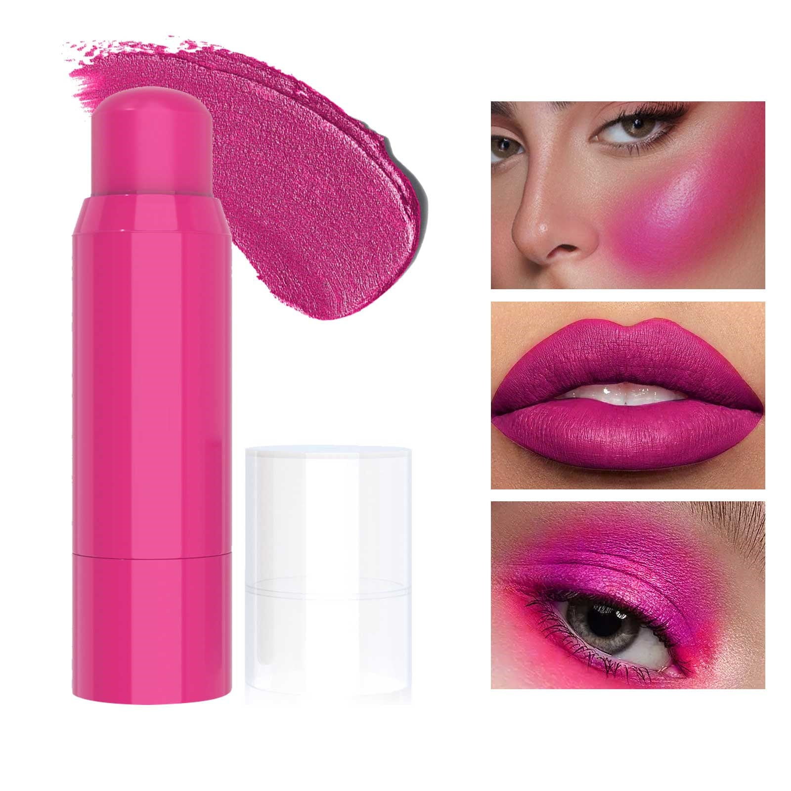 Melotizhi 3in1 BlushS Lipstick Eye Shadow Universal Makeup Stick 6