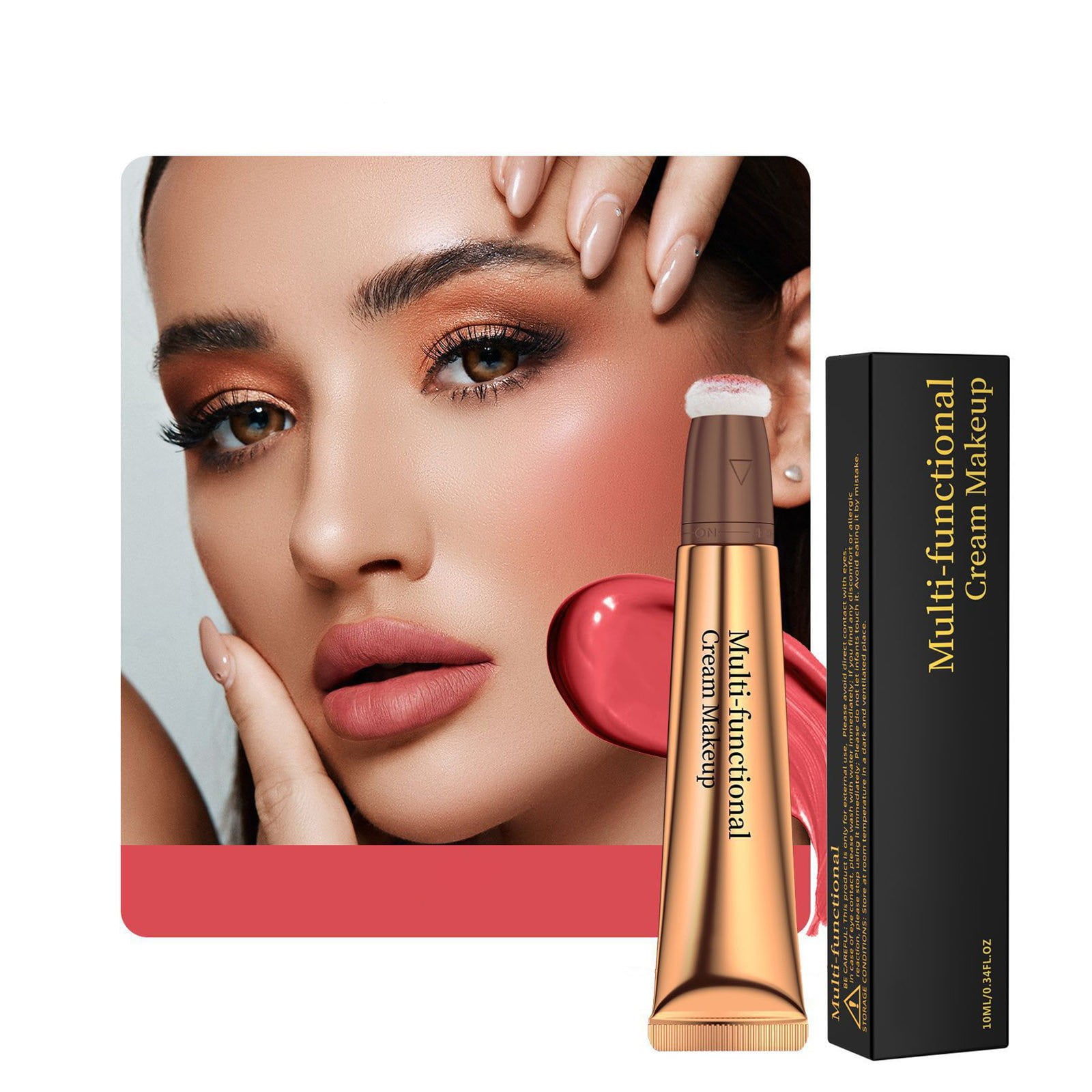 Melotizhi Beauty Wand Liquid Face Concealer Contouring With Cushion