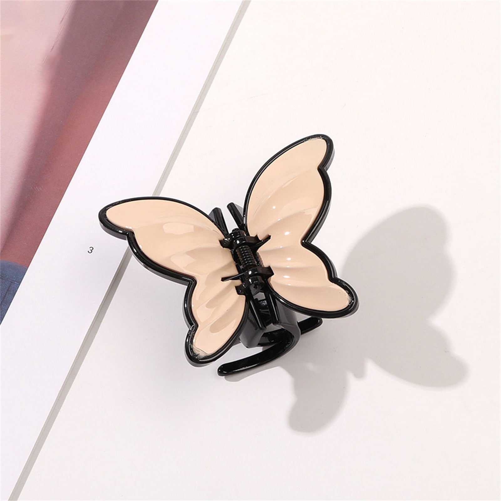 Melotizhi Butterfly Clip Butterfly Hair Clips For Butterflies Clips For Thick Hair Matte Cute