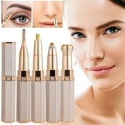 Melotizhi Eyebrow Trimmer Facial Epilator Eyebrow Shaver USB Portable Rechargeable for Face Peach Fluff Lips Body Chin Arms, Facial Hair Remover Nose Hair Razor Mini Bikini Razor Precise Shaper