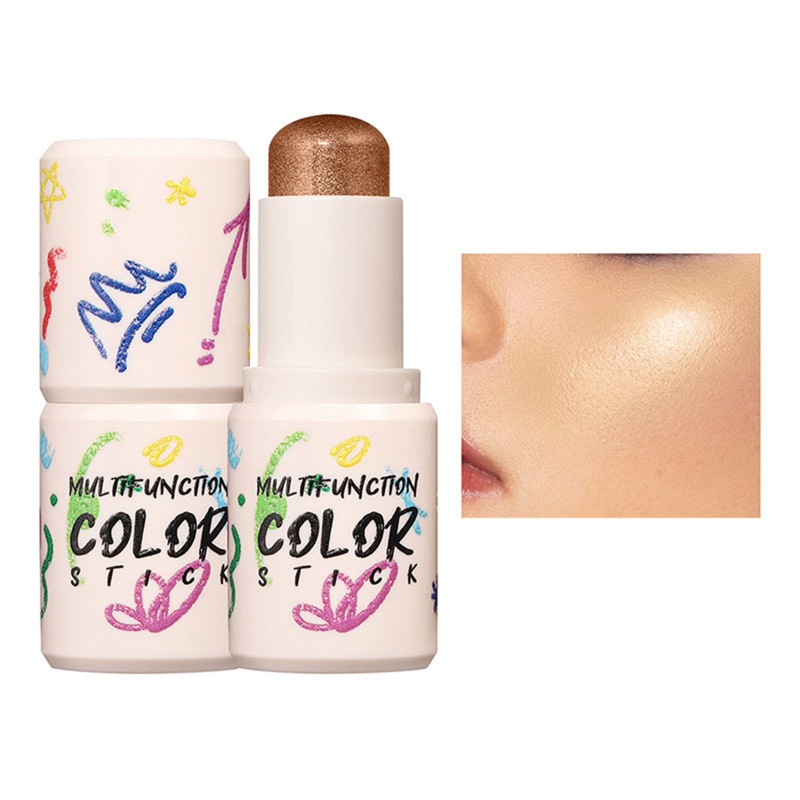 Melotizhi Highlighter Makeup Palette Stick Body Highlighter Shimmer