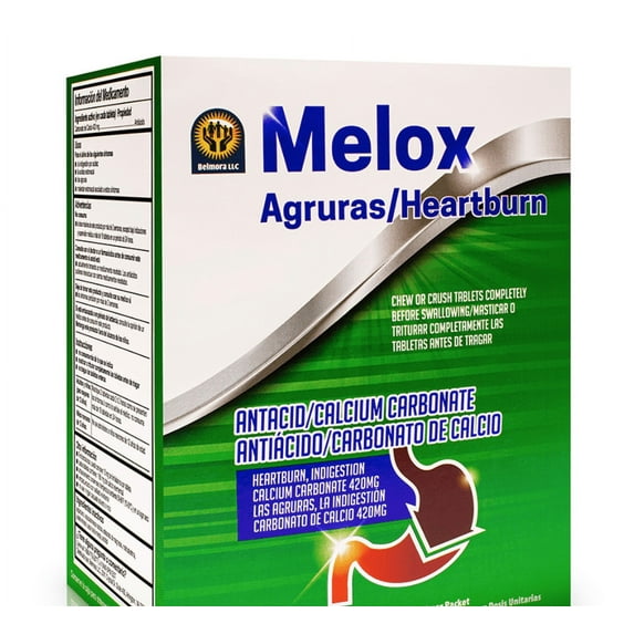 Melox- Heartburn/ Agruras (100 Caps)