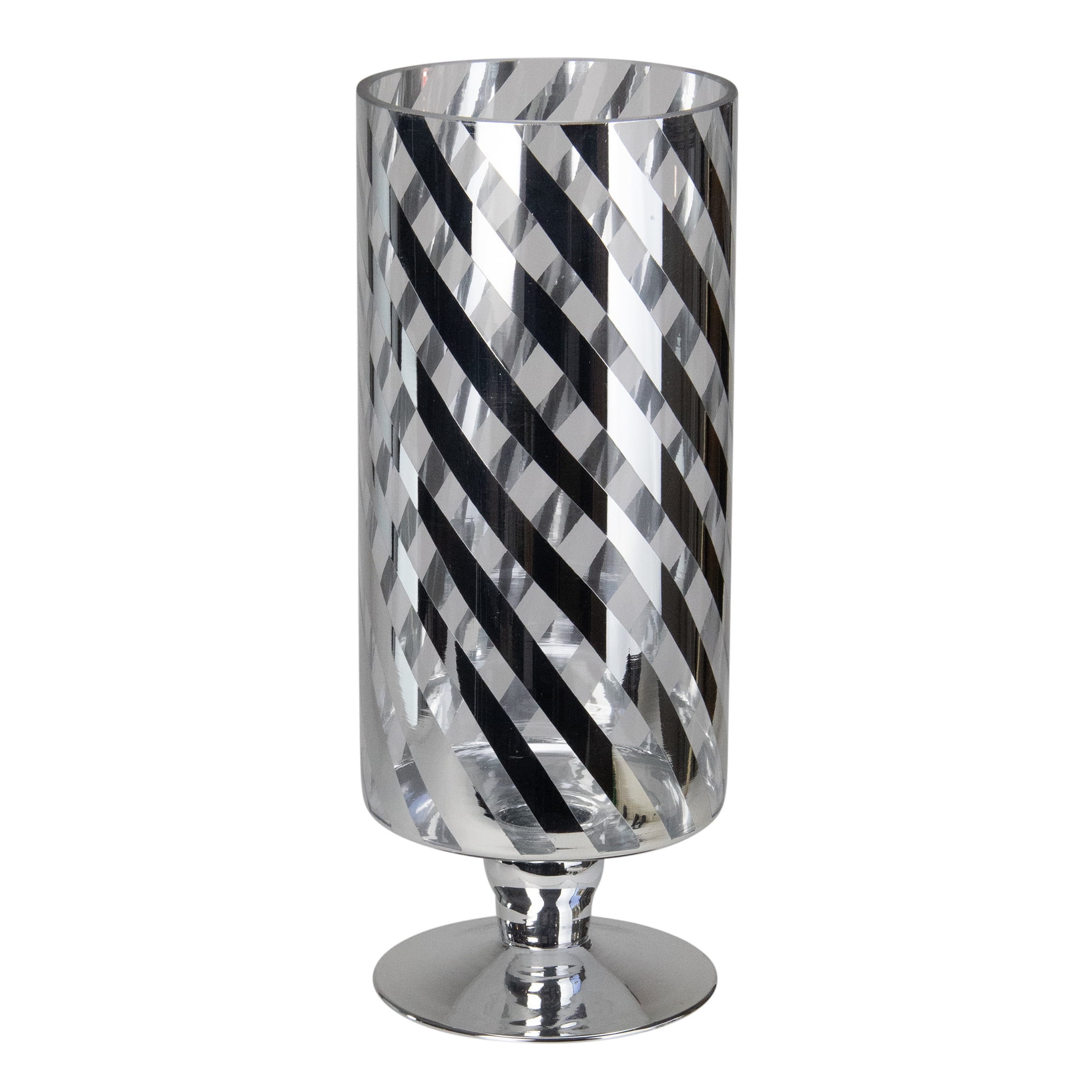 Elegant Silver-Plated Swirl Candle Holder for Luxury Decor main image 0