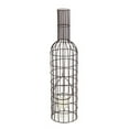 thumbnail image 1 of Melrose 15.75" Elegant Black Wine Bottle Shaped Tea Light Candle Holder, 1 of 2