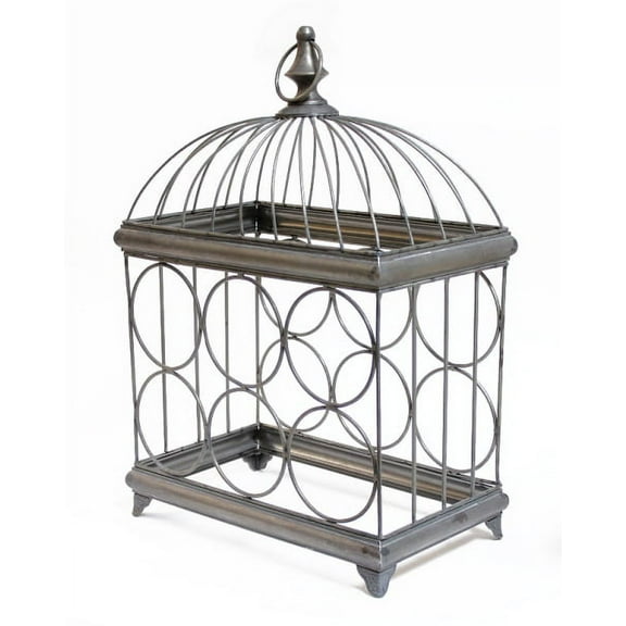 Melrose 6-Bottle Birdcage Wine Holder Storage Rack - 19"