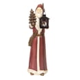 thumbnail image 1 of Rustic Lodge Classic Santa Claus Christmas Candle Holder Table Top Figure 20", 1 of 2
