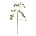 thumbnail image 1 of Melrose 28" Brown Tree Shaped Cut Out Snowflake Artificial Christmas Spray, 1 of 3