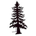 thumbnail image 1 of Melrose 43.5" Christmas Tree Silhouette Tea Light Candle Holder - Black, 1 of 1