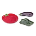 thumbnail image 1 of Melrose Ceramic Vegetable Decorative Plates - 7" - Set of 3, 1 of 4