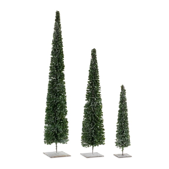 Melrose 84485 Artificial Tree, Set of 3, 31.5-inch Height, PVC