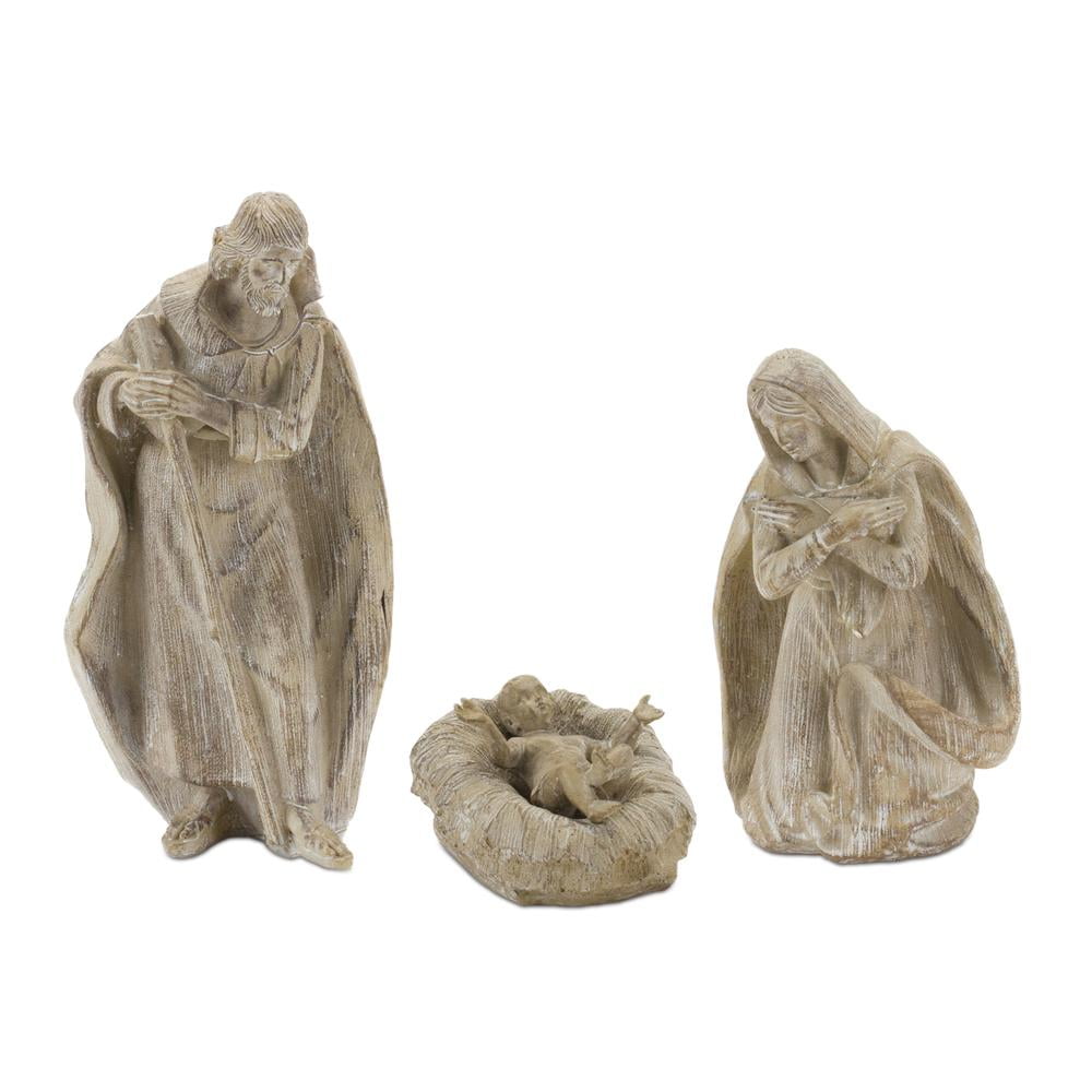 Melrose 86152 Holy Family, Set of 3, Resin