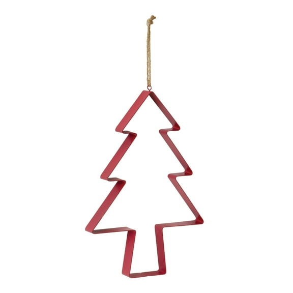 Melrose 86733 Tree Cookie Cutter Ornament, 12-inch Height, Metal
