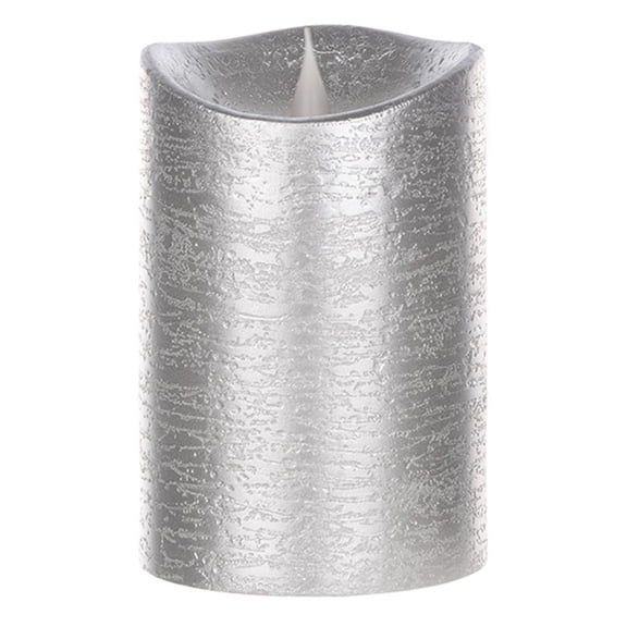 Melrose International LLC Simplux LED Designer Candle w/4 and 8 Hr Timer (Set of 2) 3.5" x 5.5"H Wax