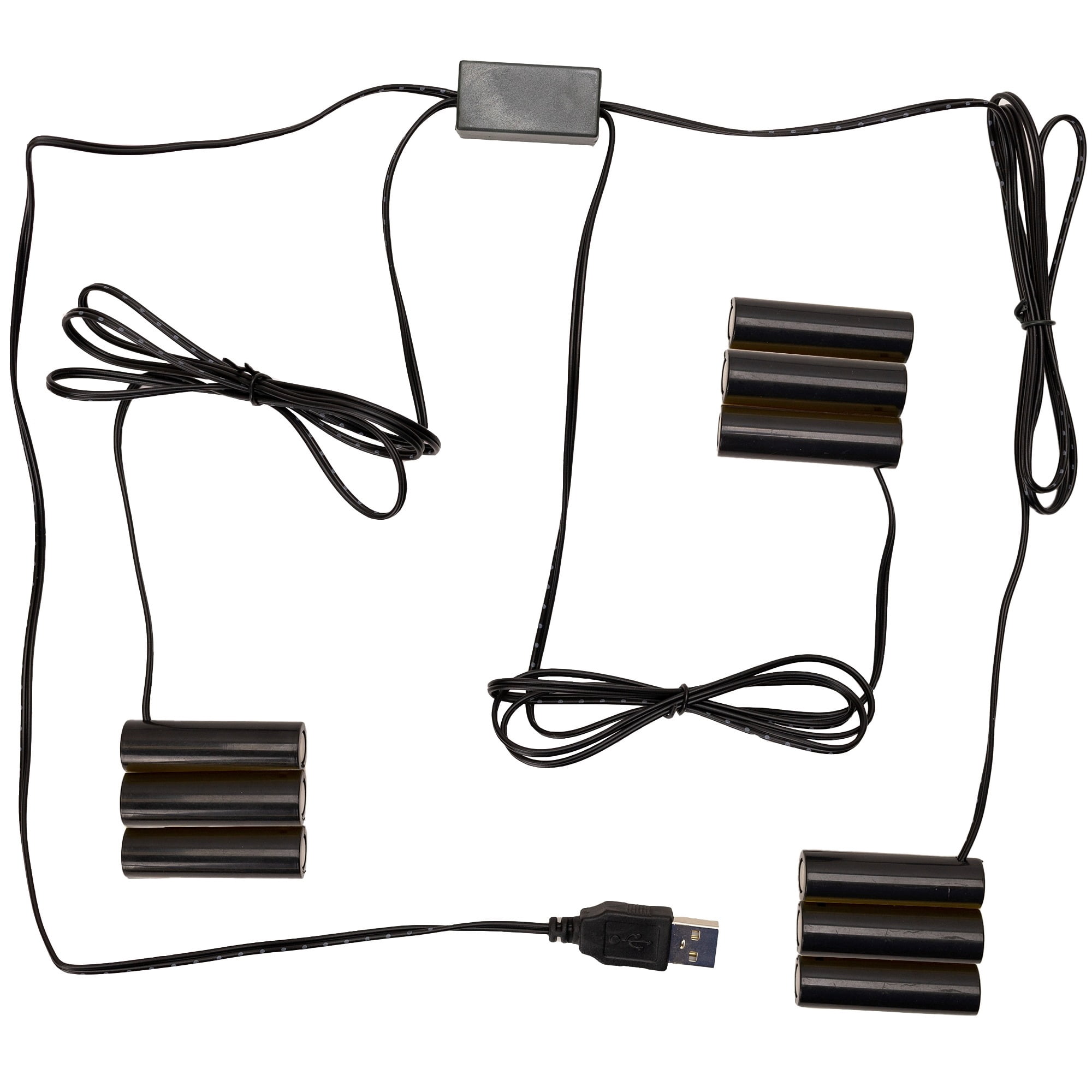 Melrose International No More Batteries 3 AA Replacement w/ 3 to 1 Connector (Set of 2)