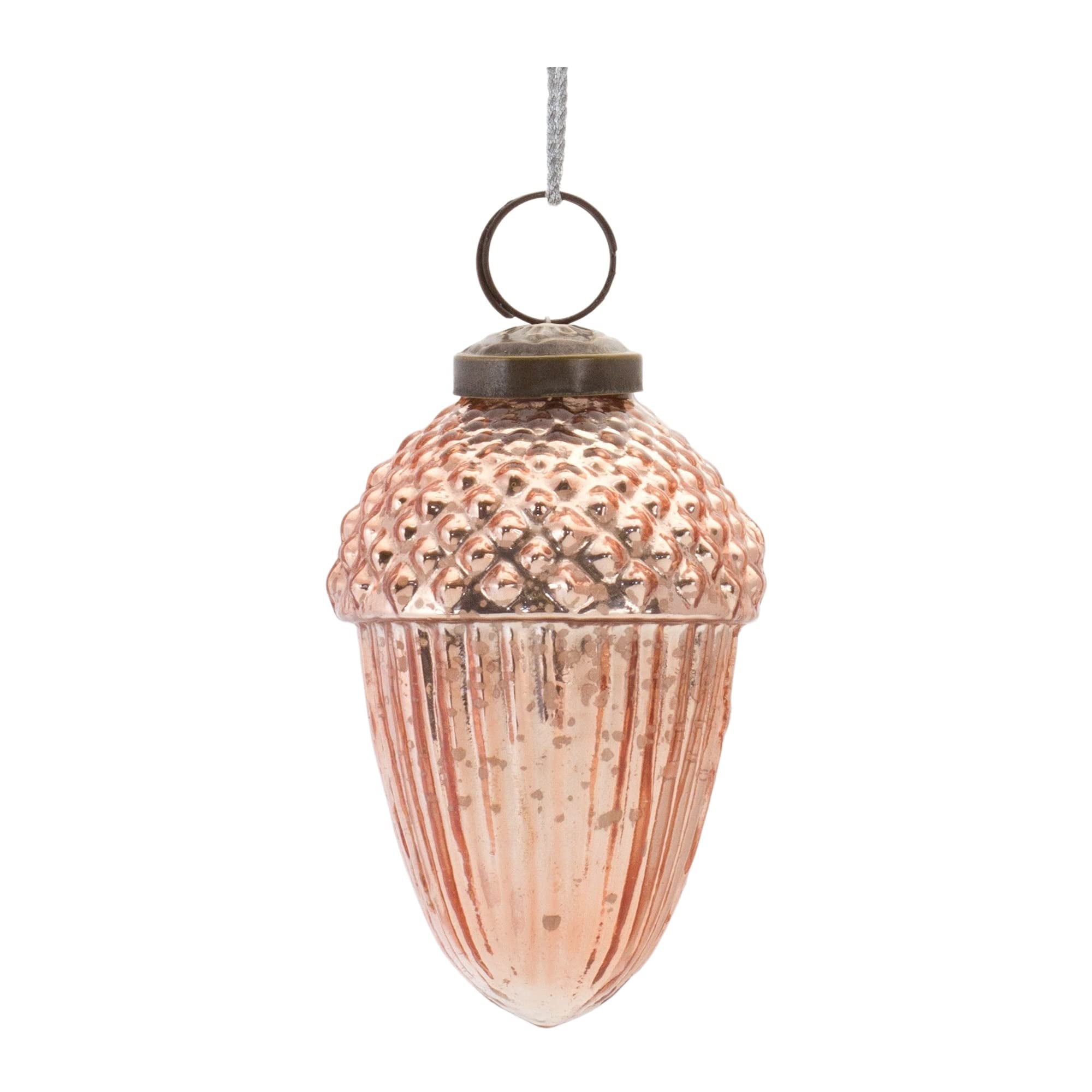 Melrose 87131 Acorn Ornament, 4.25- inch Height, Glass