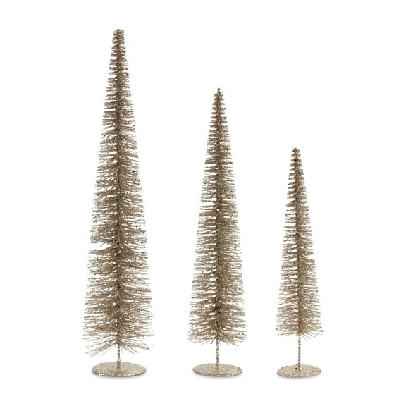 Melrose Christmas Tree, Set of 3, 24-inch Height, Plastic (87413)